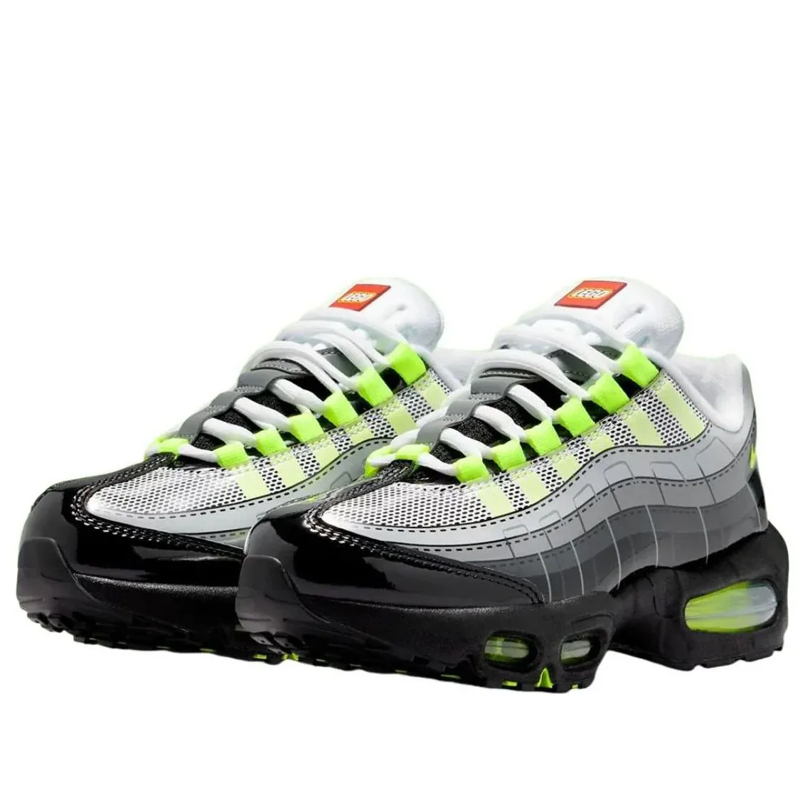 Кроссовки (GS) Nike x LEGO Air Max 95 'Neon', черный — фото 2