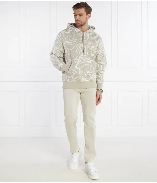 Толстовка We_Ocean regular fit Boss Orange, бежевый — фото 2