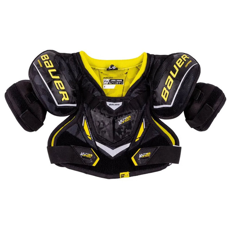 

BAUER Комплект защитной экипировки Ultrasonic для хоккея, нагрудник, налокотники и щитки, детский размер S