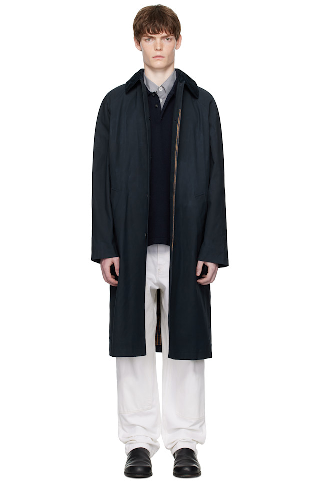 

Плащ Gaspard mac A.P.C., синий