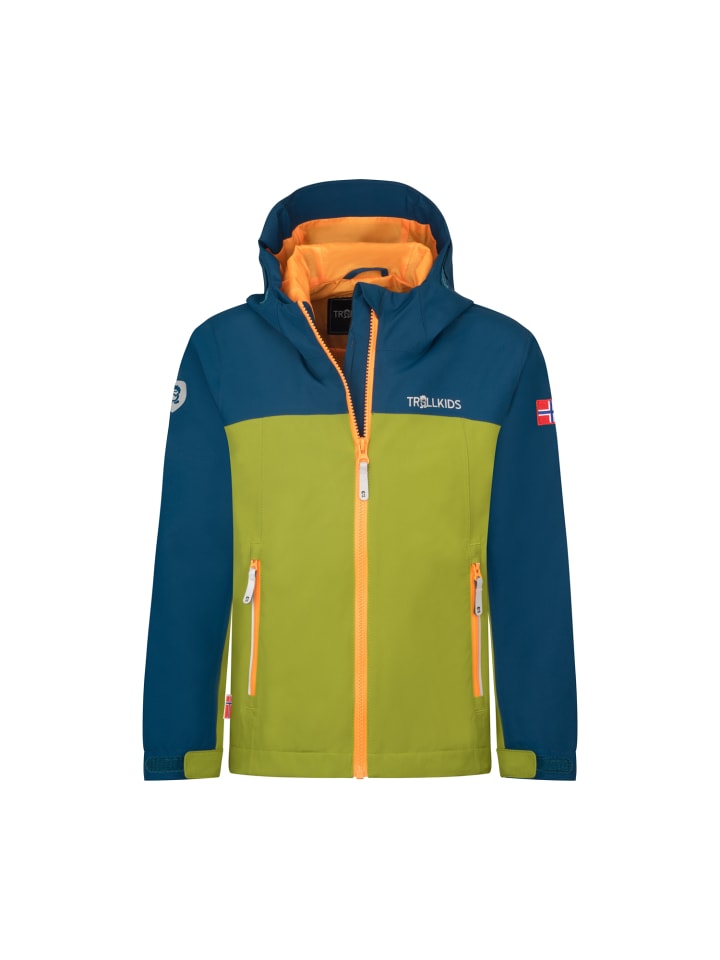 

Trollkids Функциональная куртка Telemark грушево-зеленого цвета