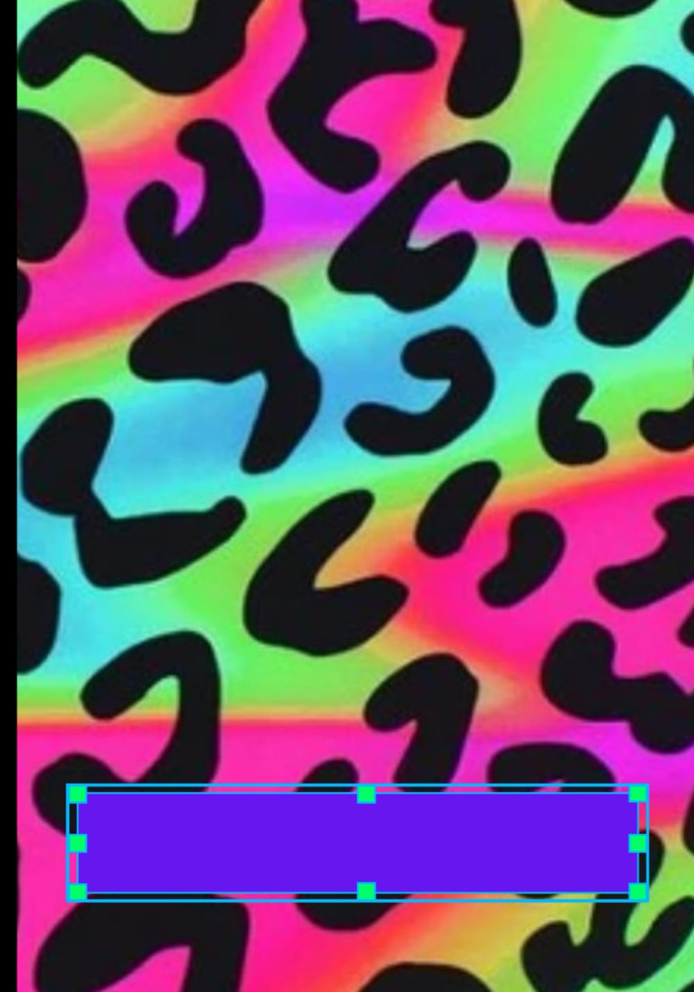 

Rainbow Leopard Print Sketchbook: 200 pages 50 Lined 50 Graph 100 Blank Sheets (Independently published)