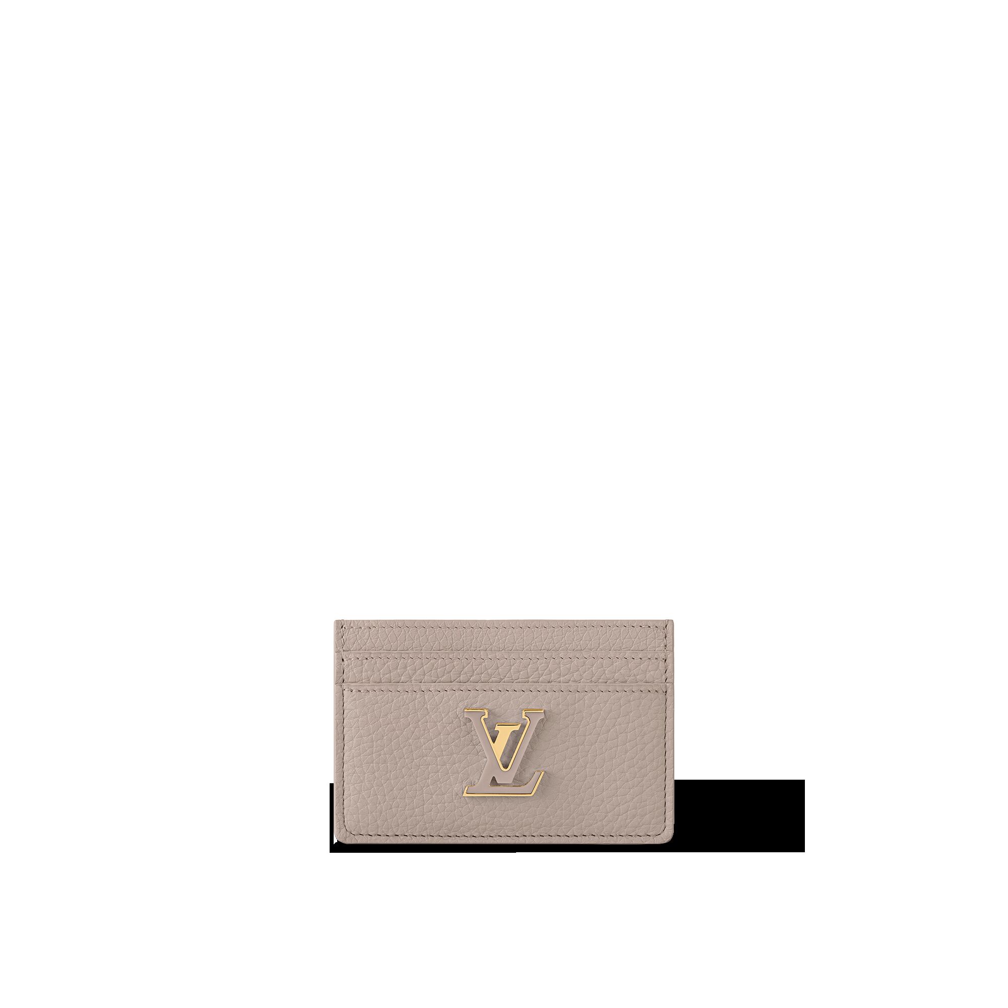 

Держатель карты Capucines Louis Vuitton, бежевый