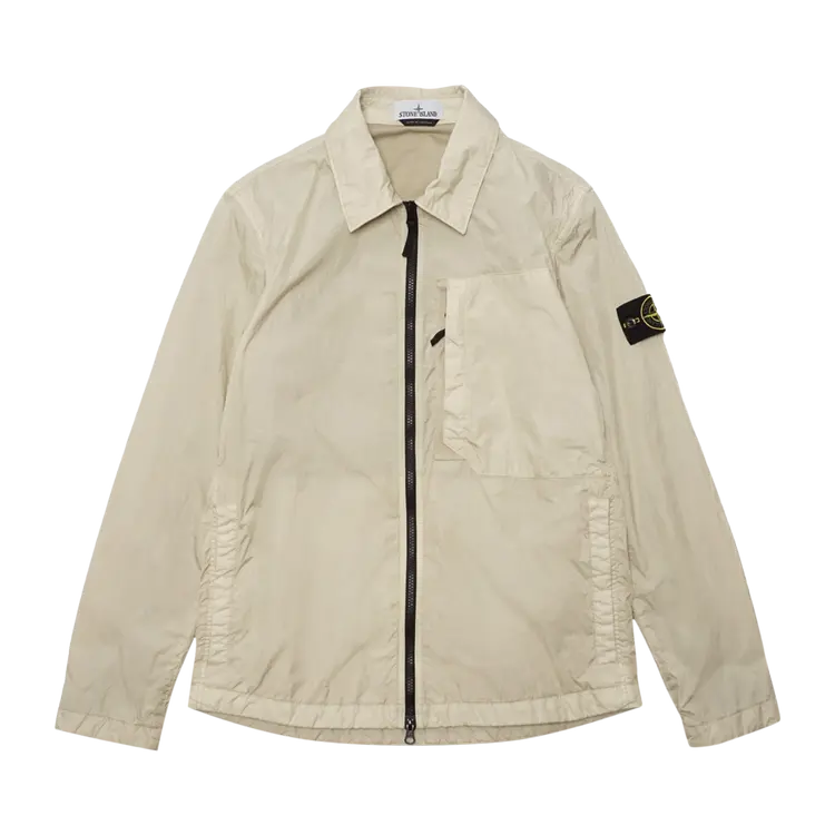 

Куртка Stone Island Compass Patch Collared Zip Up 'Plaster', белый