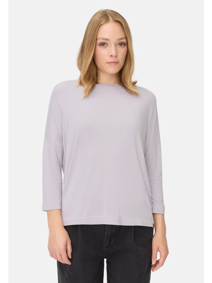 

Рубашка с длинными рукавами и круглым вырезом фиолетового цвета. Camel Active