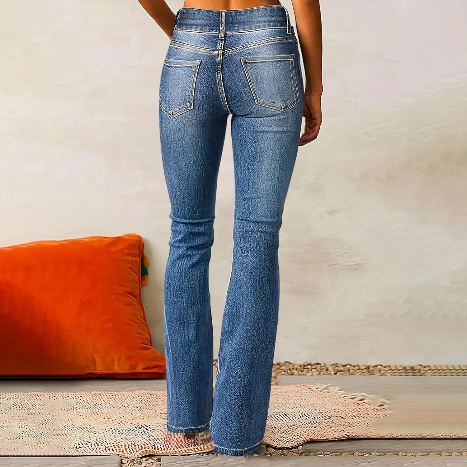 Джинсы bootcut, Light Blue — фото 2