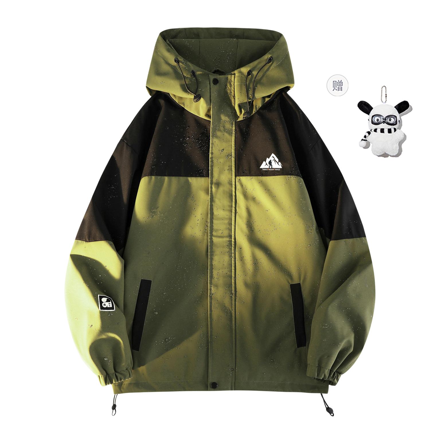 

THREEAGAINTHR33 Куртка Unisex, Army Green+(Free Doll Included)