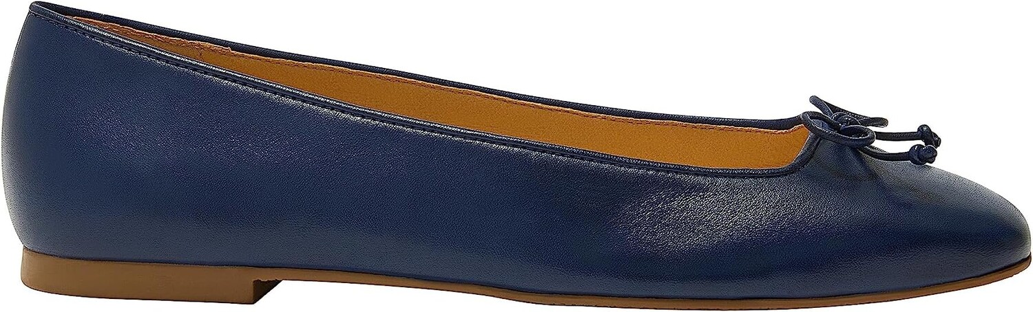 Туфли на плоской подошве Jack Rogers Kenlyn Ballet Nappa, цвет Midnight — фото 4
