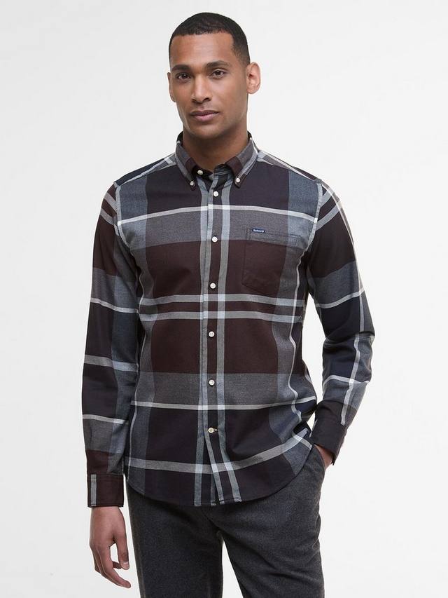 

Dunoon Cotton Regular Fit рубашка в клетку Barbour, Midnight Oak Tartan
