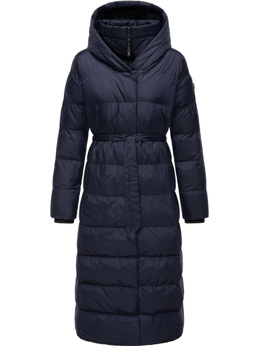 

Длинное стеганое пальто niara Ragwear, синий