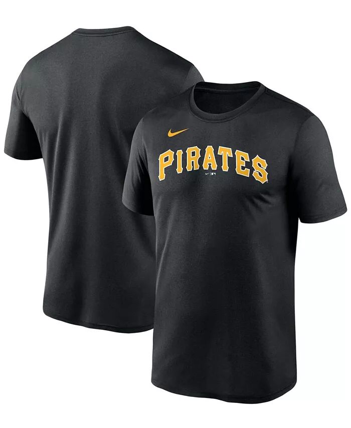 

Мужская черная футболка Pittsburgh Pirates Wordmark Legend Nike