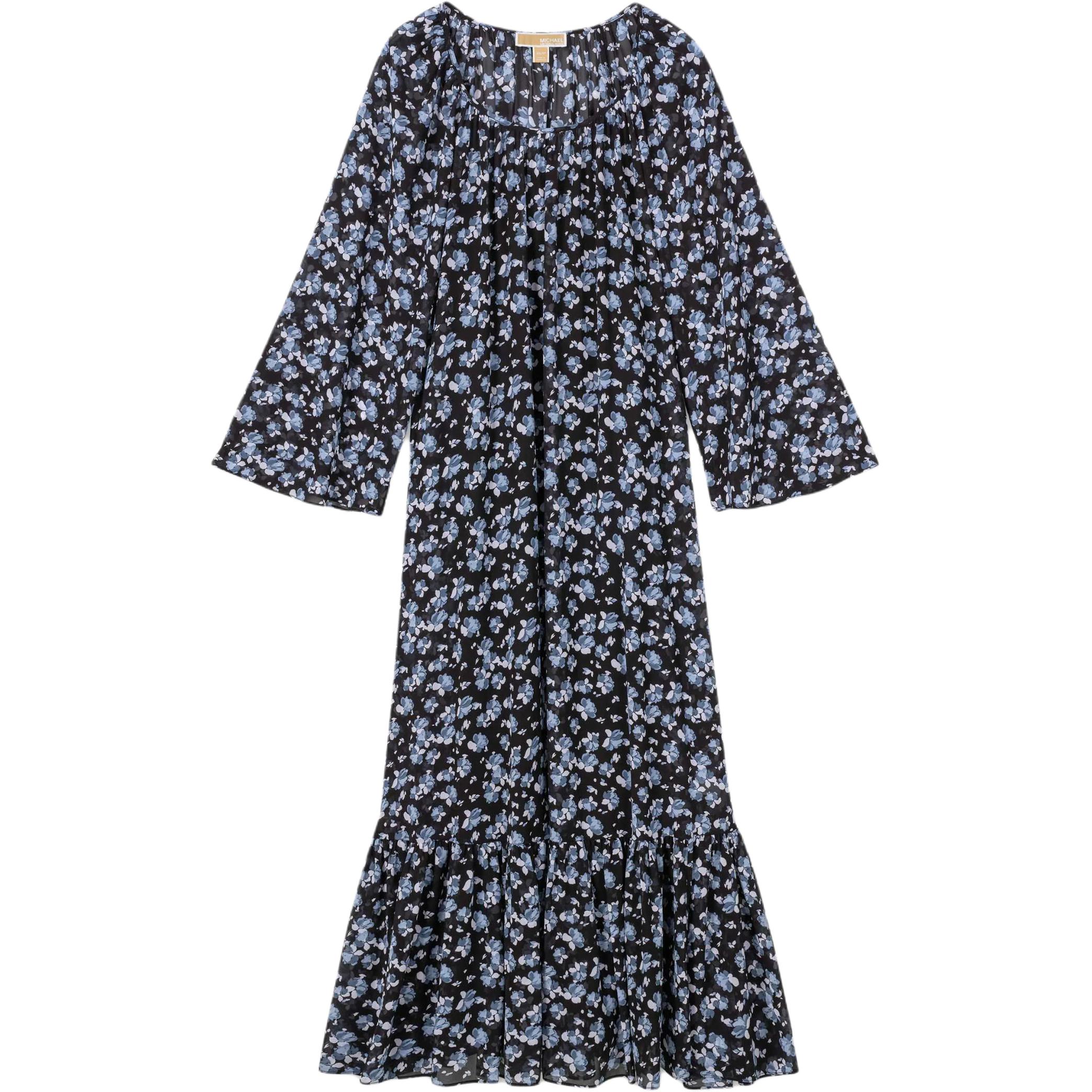 

MICHAEL KORS Женское черное платье с длинным рукавом