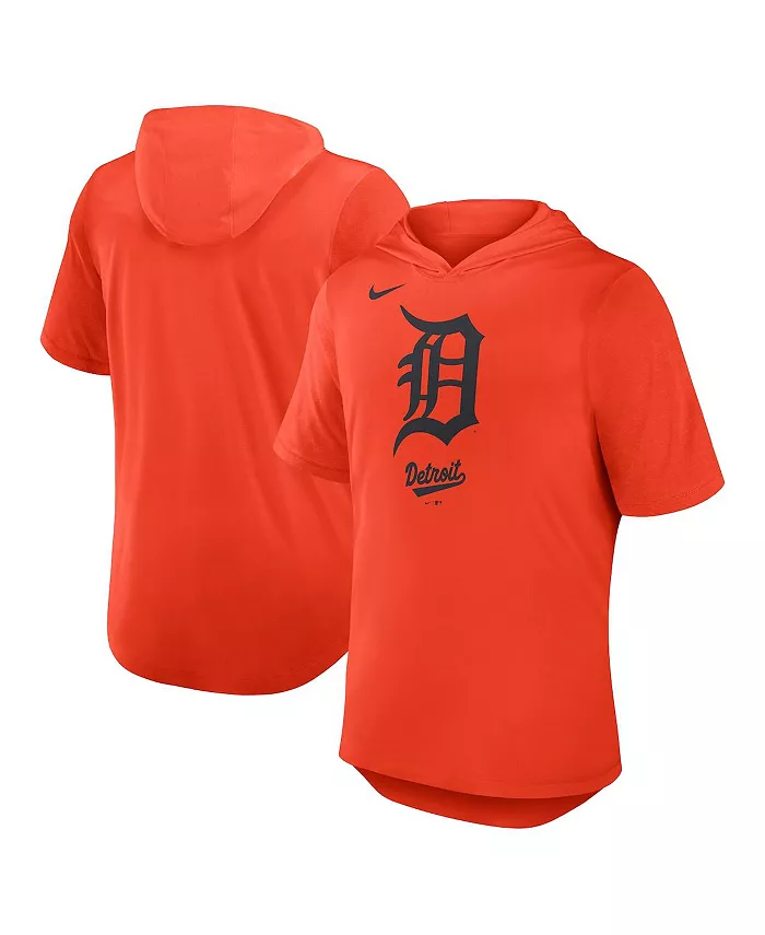 

Мужская оранжевая толстовка-футболка Detroit Tigers из трикотажа Performance Nike