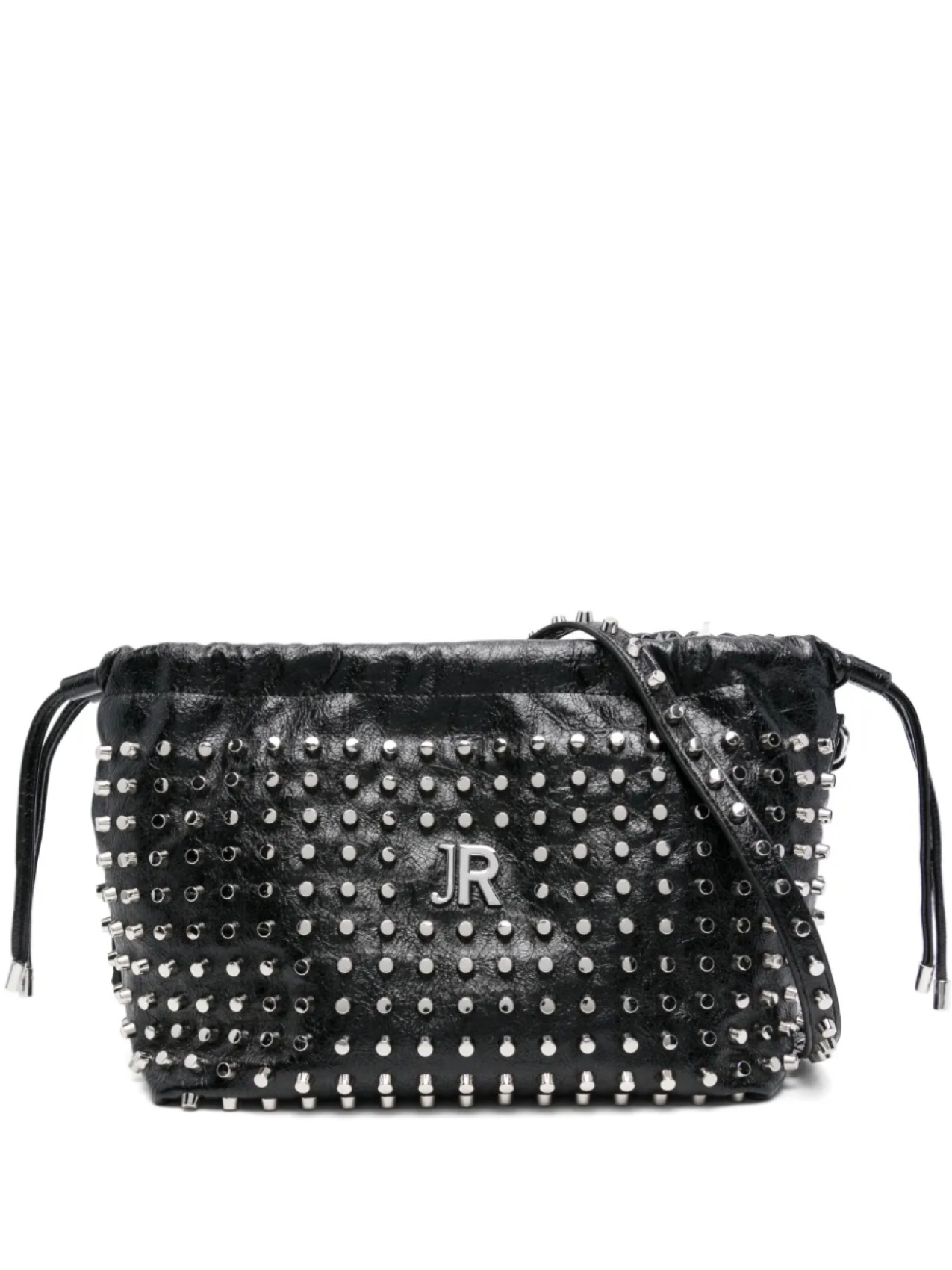 

Сумка через плечо с заклепками John Richmond, черный