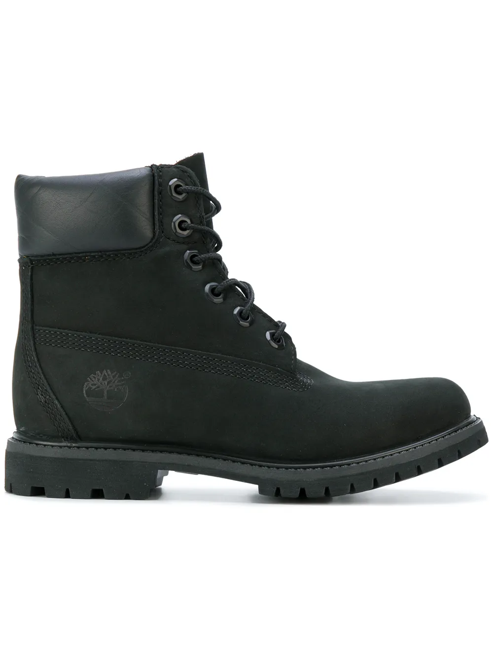 Туфли на плоской подошве черные Timberland