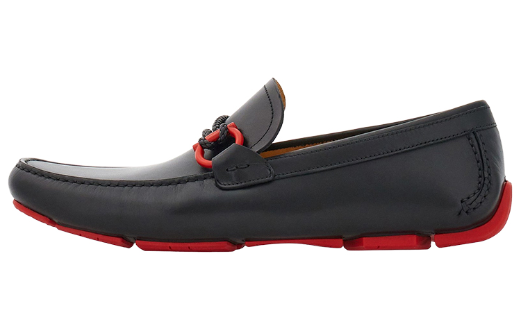 

Водительские лоферы с бляшкой Gancini Ferragamo, черный