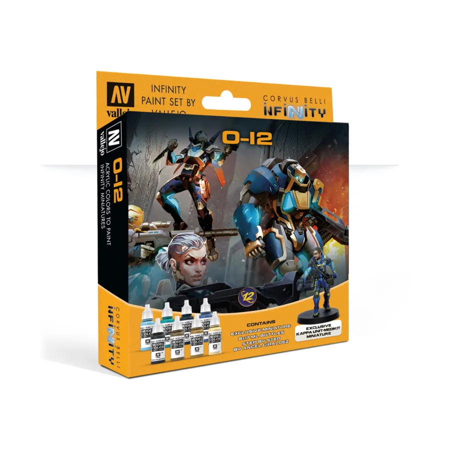 

Corvus Belli Infinity — набор красок O-12, Paint Sets (Vallejo)