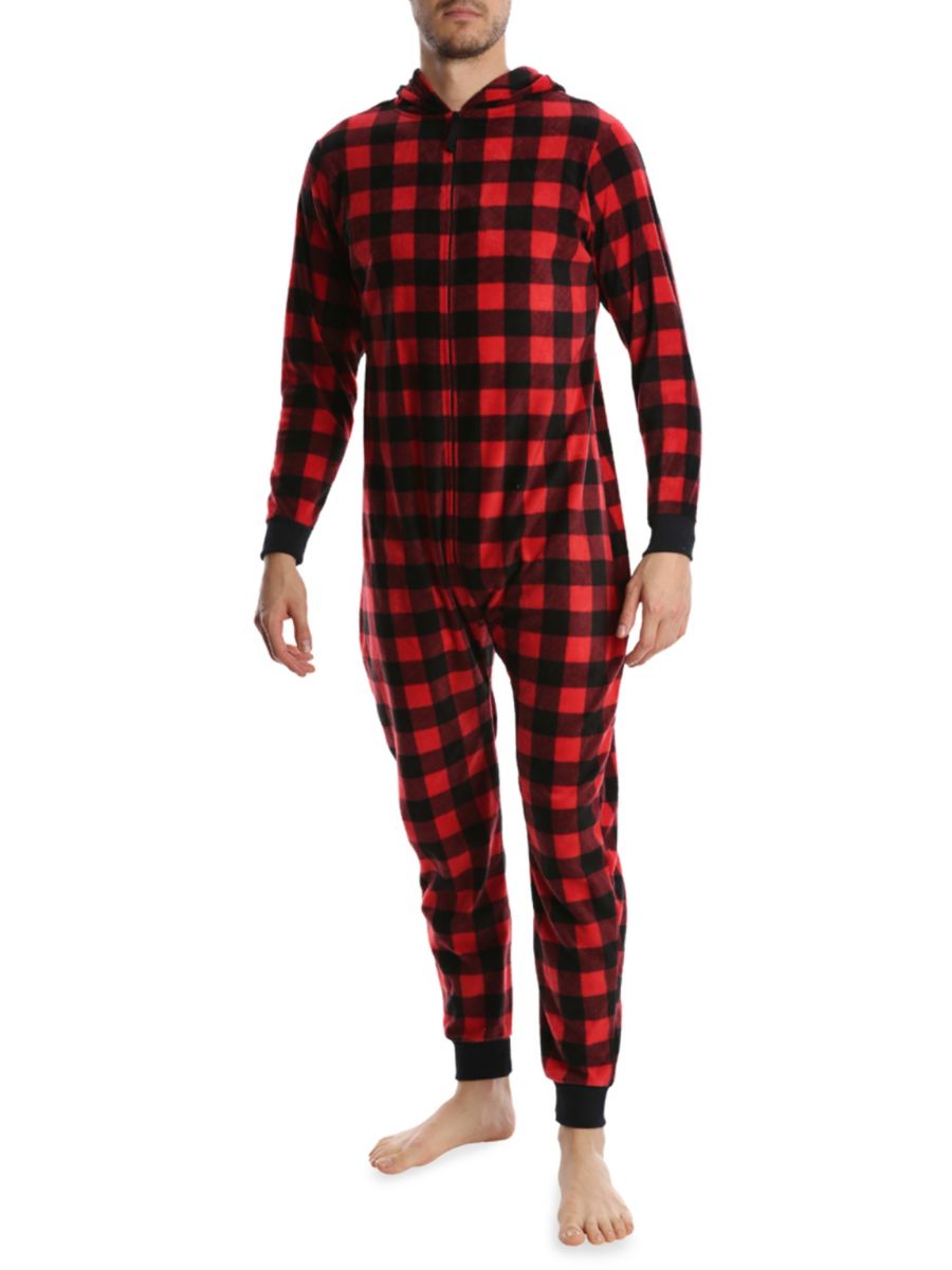 

Комбинезон с капюшоном в клетку Buffalo Check SLEEPHERO, цвет Red Multi