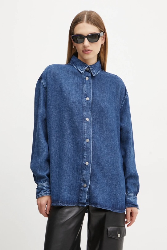 

Рубашка Won Hundred, темно-синий