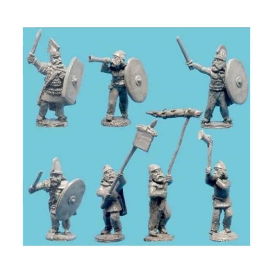 

Дакийское пешее командование, Ancient Miniatures - Dacians (15mm)