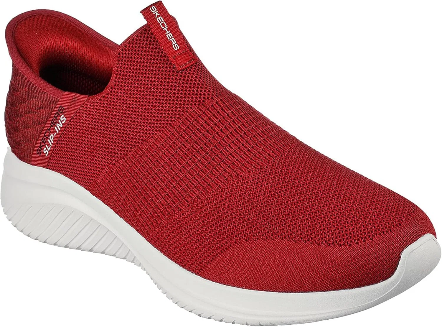 Мужские спортивные кроссовки Skechers Ultra Flex 3.0 Smooth Step, бордовый — фото 2