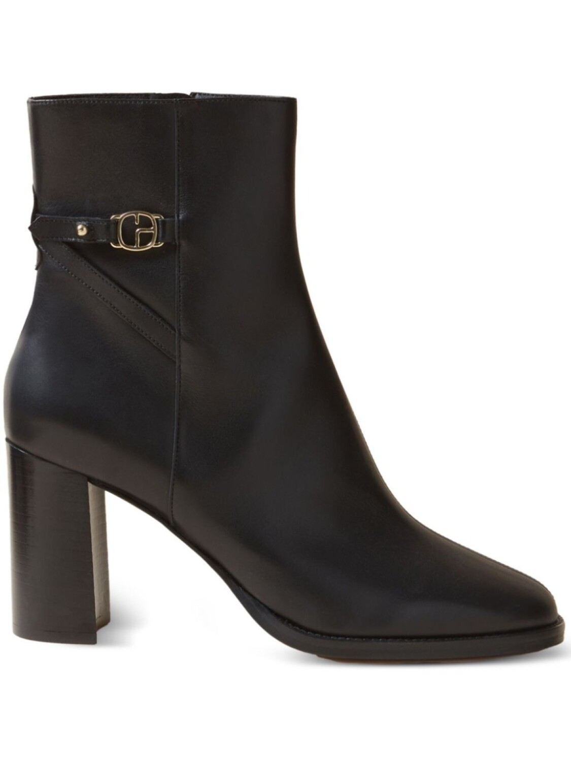 

75мм кожаные сапоги Claudie Pierlot, черный