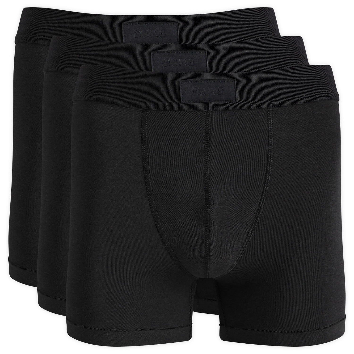 

Боксеры Skims Cotton Boxer Brief 3" - 3 шт, цвет Onyx