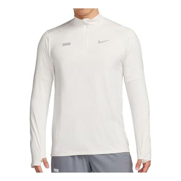 

Топ Nike Element Flash Dry Fit Half Zip Running Top 'White', белый