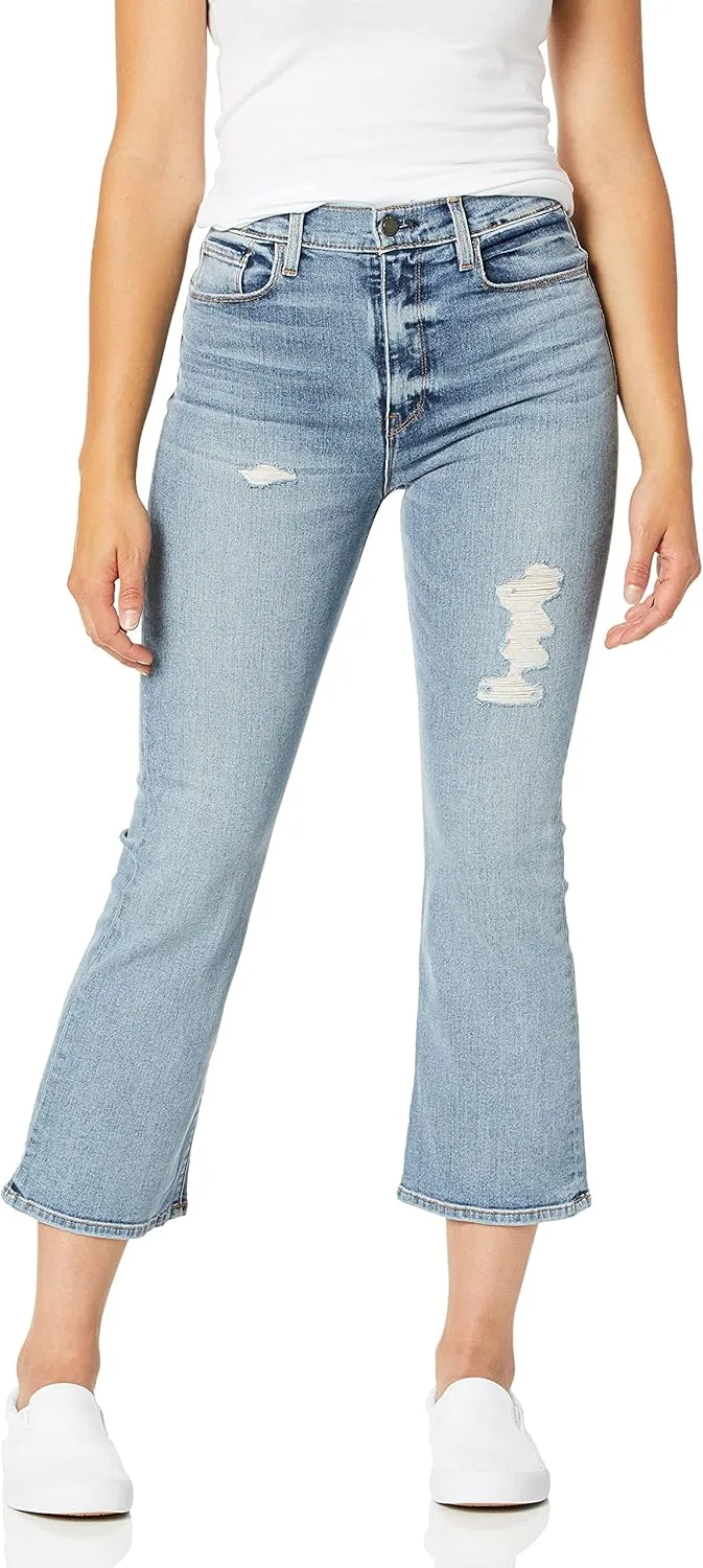 

Женские джинсы HUDSON Holly High Rise, укороченные, расклешенные