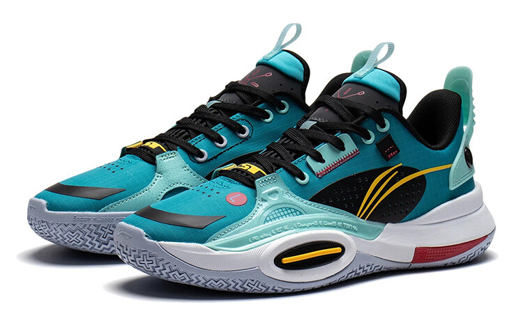 Баскетбольные кроссовки City 10 Youth Edition для детей GS Low-top Limeblue / Black Lining — фото 3