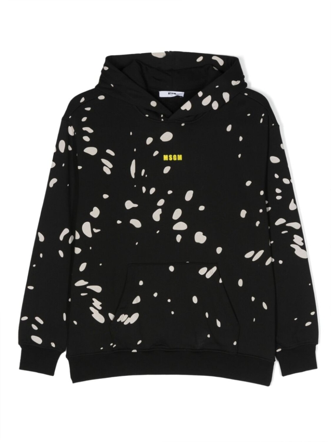 

MSGM Kids худи с логотипом, черный