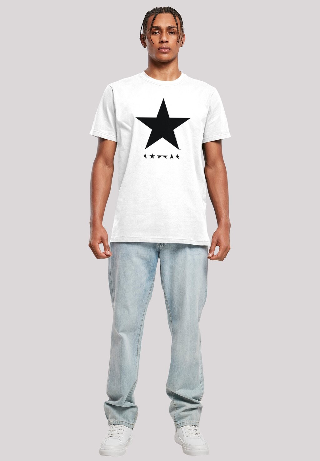 

Футболка с принтом DAVID BOWIE STAR LOGO F4NT4STIC, белый