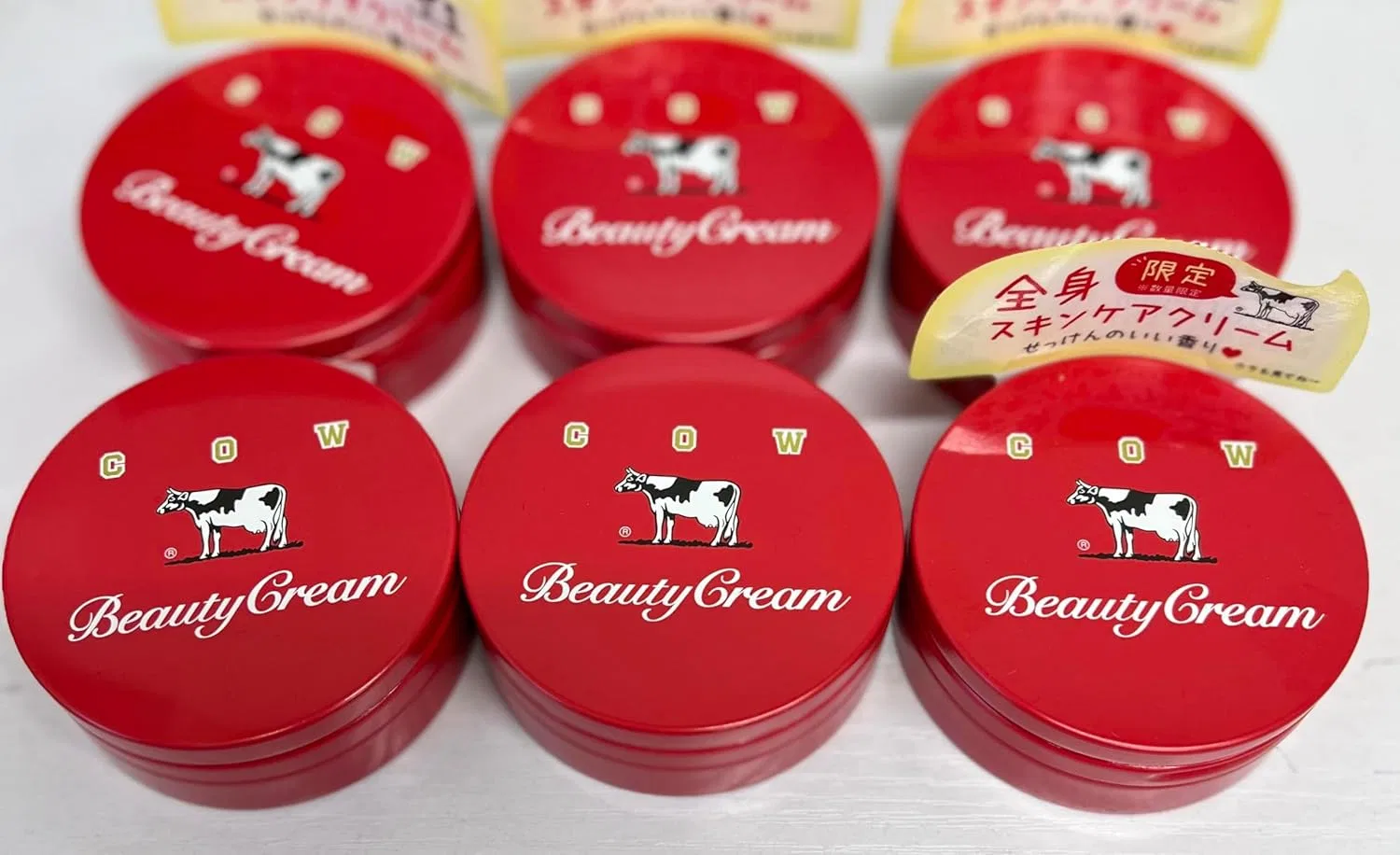 Набор для ухода за кожей Крем Cow Brand Beauty Cream, 6 банок, 80 г, увлажняющий