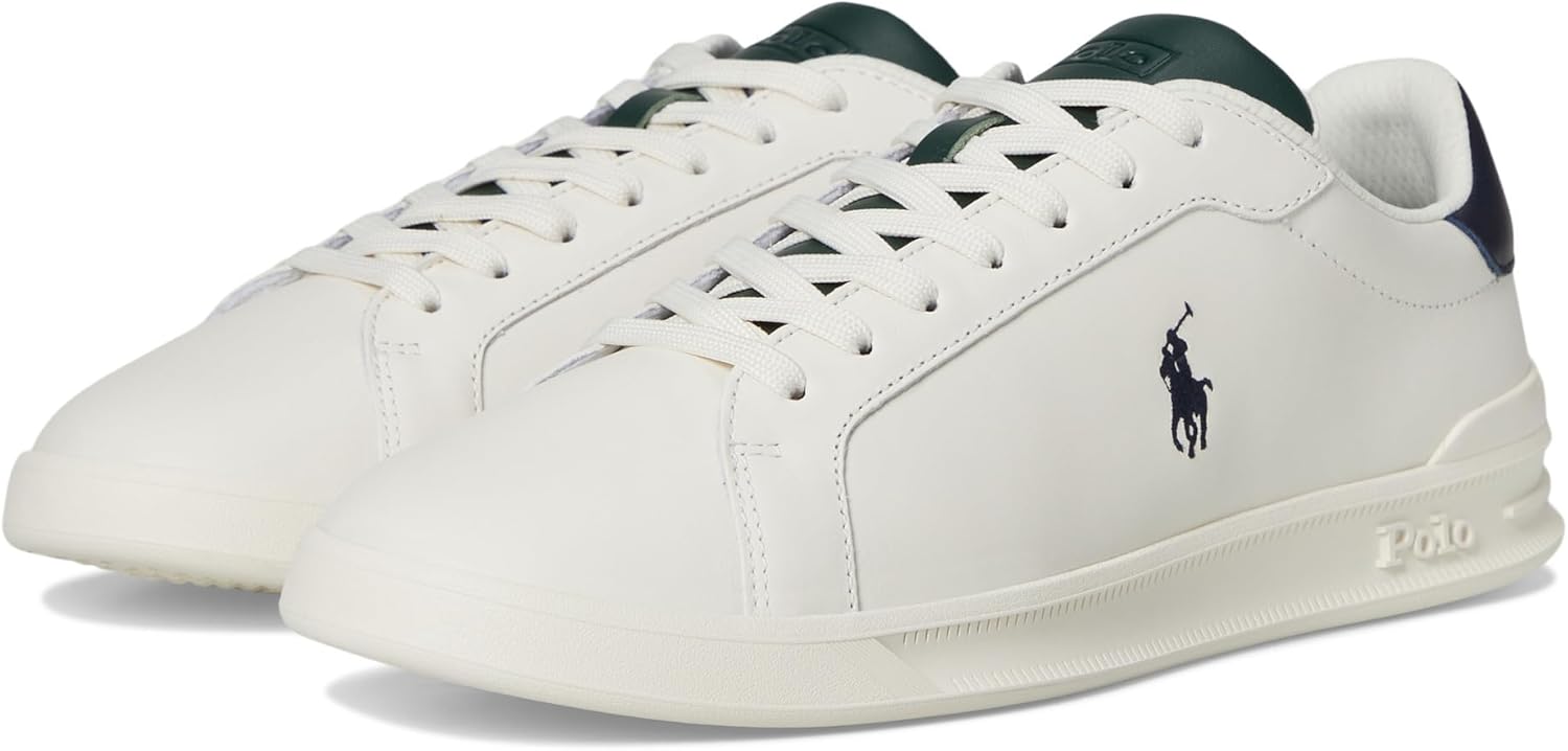 

POLO RALPH LAUREN мужские кроссовки Heritage Court II, White/Navy/Forest