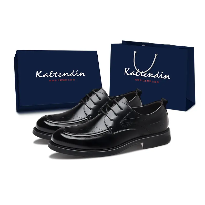 

Туфли High End Handmade Custom Leather Shoes Collection Dress Shoes Men's Kaltendin, Black