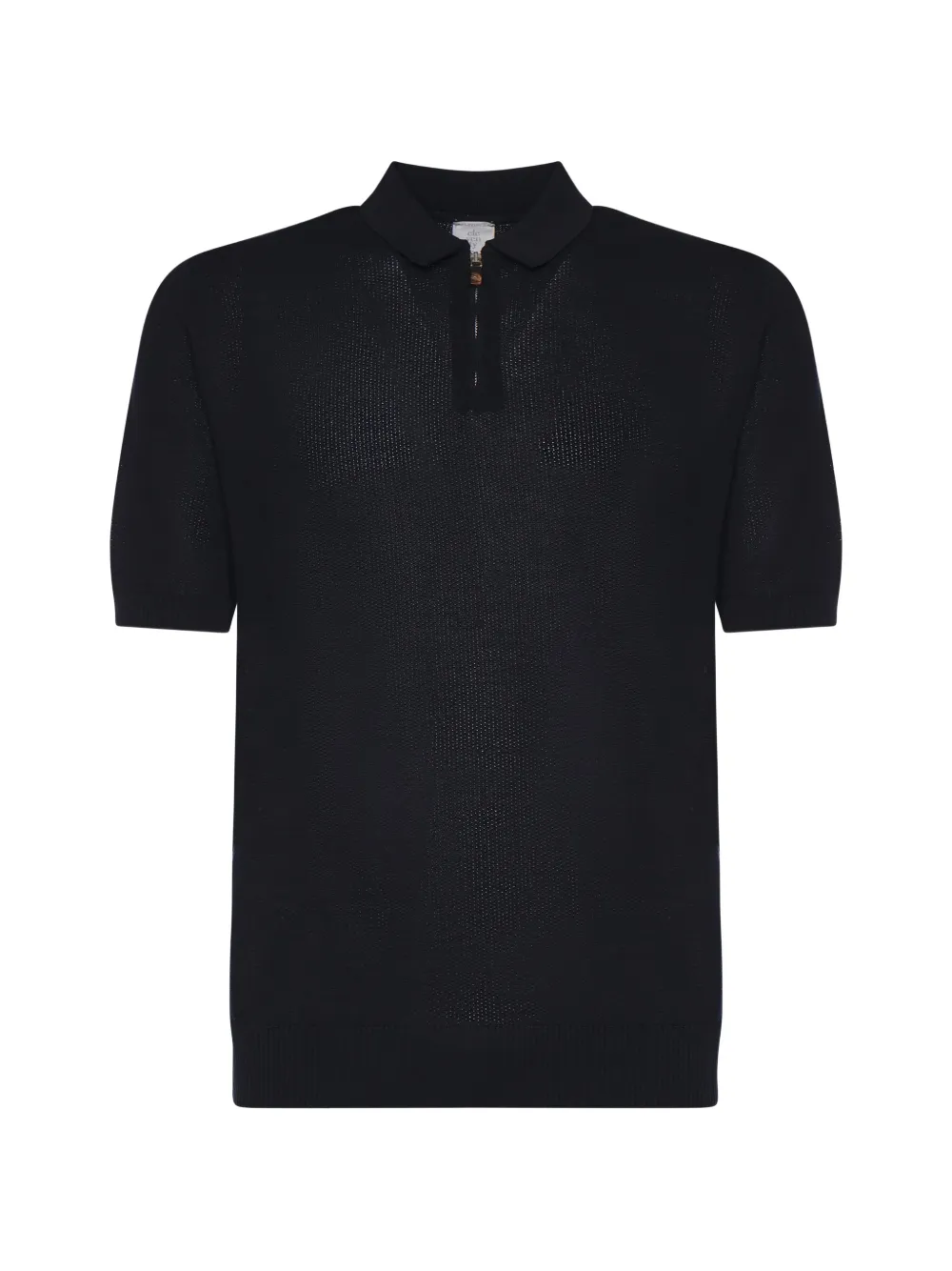 

Трикотажное поло на молнии Eleventy, синий