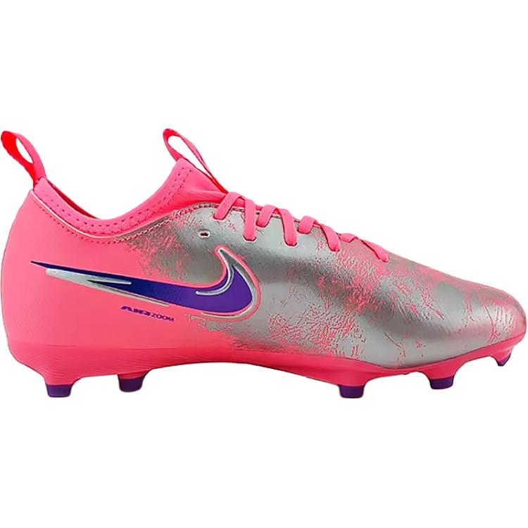 Nike Mercurial Vapor 16 низкие детские футбольные бутсы Pink Silver Kids — фото 3