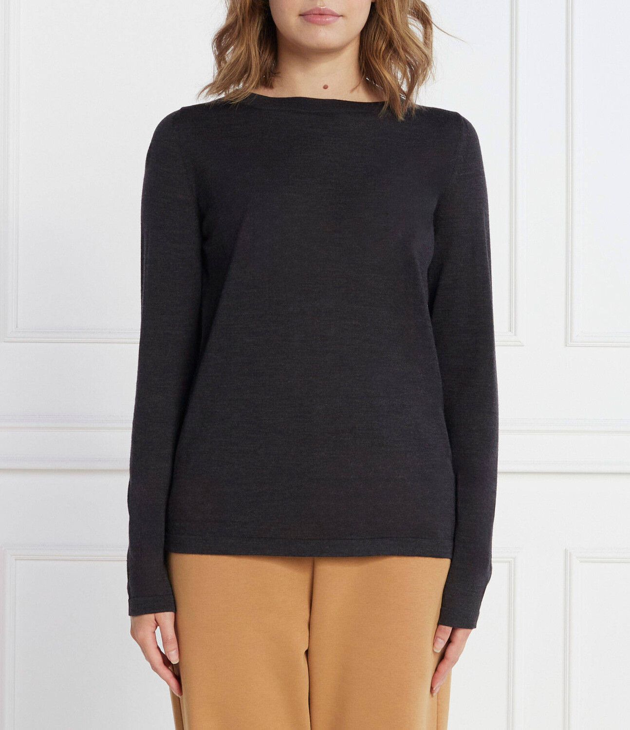 

Свитер из шерсти Max Mara Leisure Regular Fit, цвет grafite