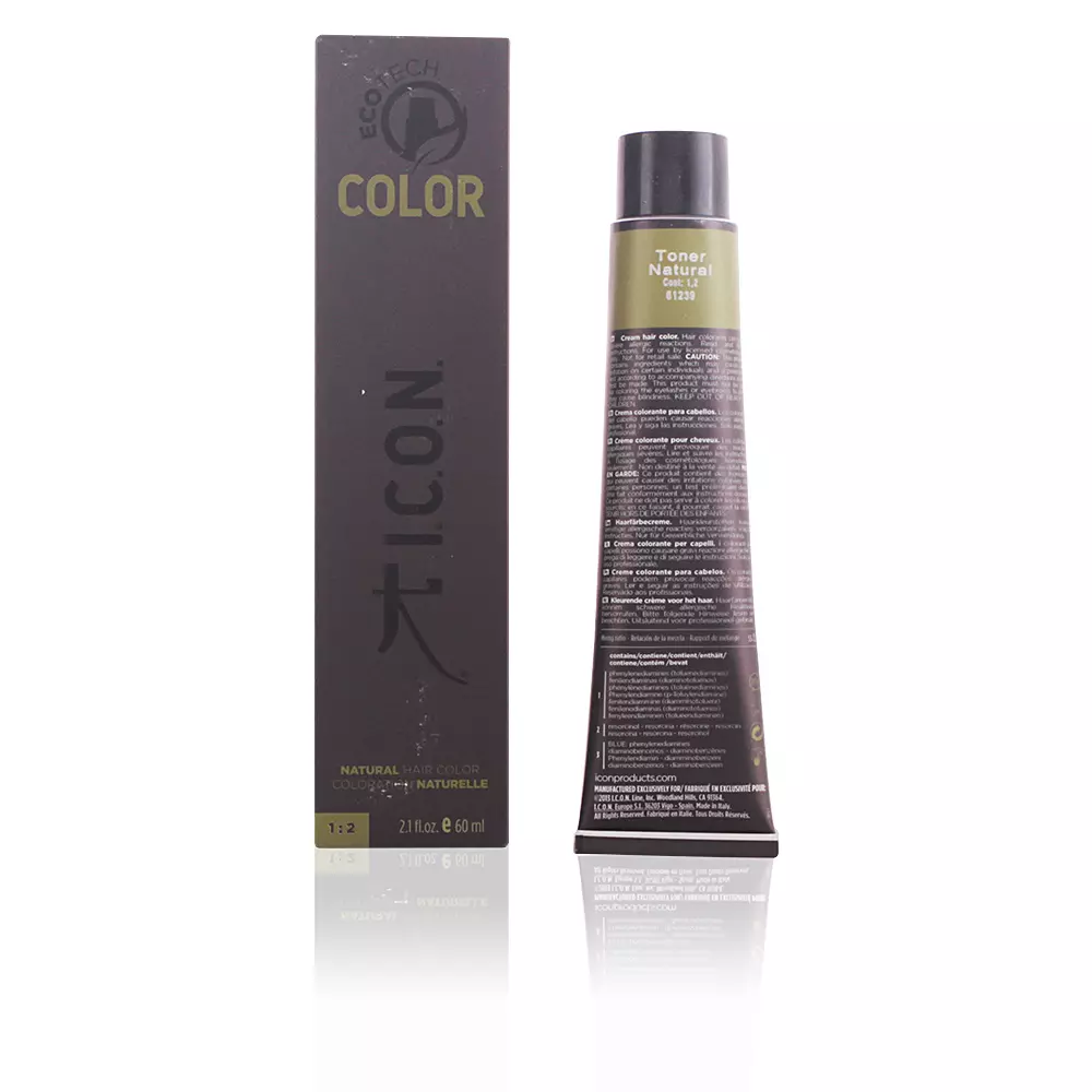 

Краска для волос Ecotech color natural color I.C.O.N., цвет toner natural, 60 мл.