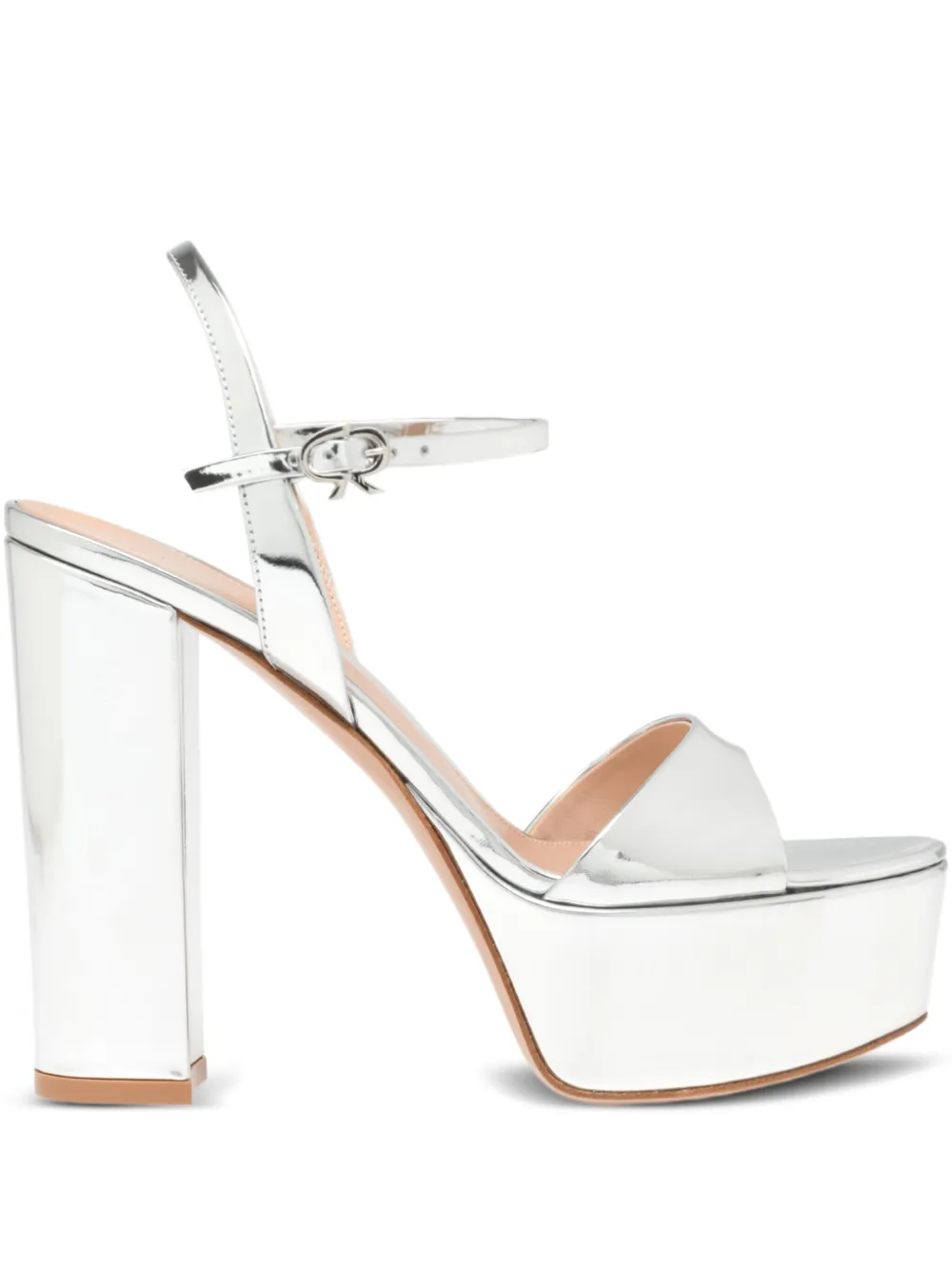 Босоножки Marlena 85 Gianvito Rossi, серебяный