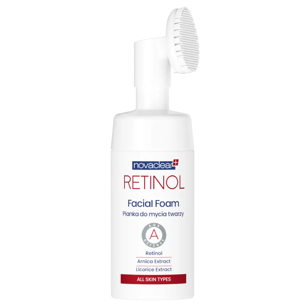 

Очищающая пенка для лица Novaclear Retinol, 100 мл