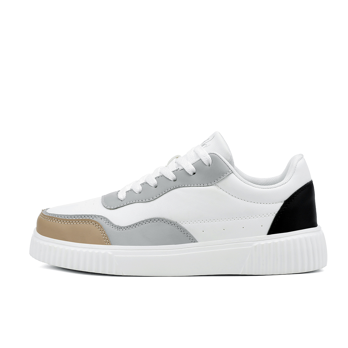 

RIFUGIO VO' Низкие скейтбордские кроссовки унисекс черные белые серые коричневые белые серые коричневые, цвет White Gray Brown