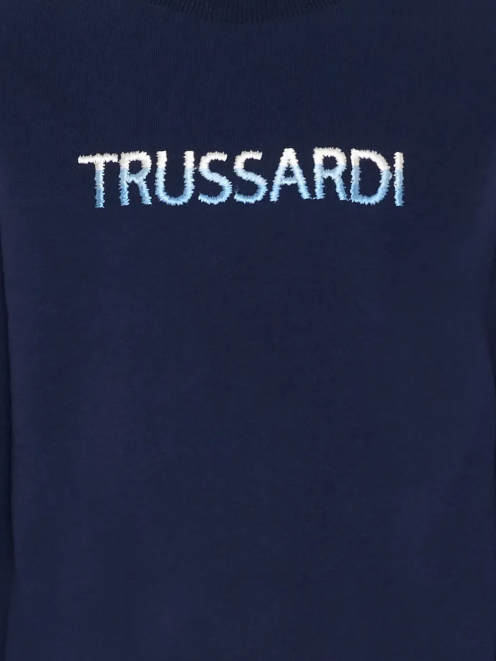 Толстовка с логотипом Trussardi Junior, синий — фото 3