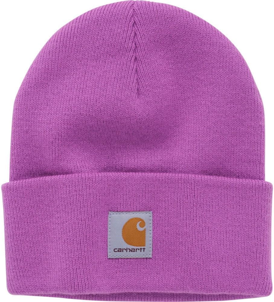 

Carhartt Girls Kids' Knit Beanie Watch Hat, Iris Orchid