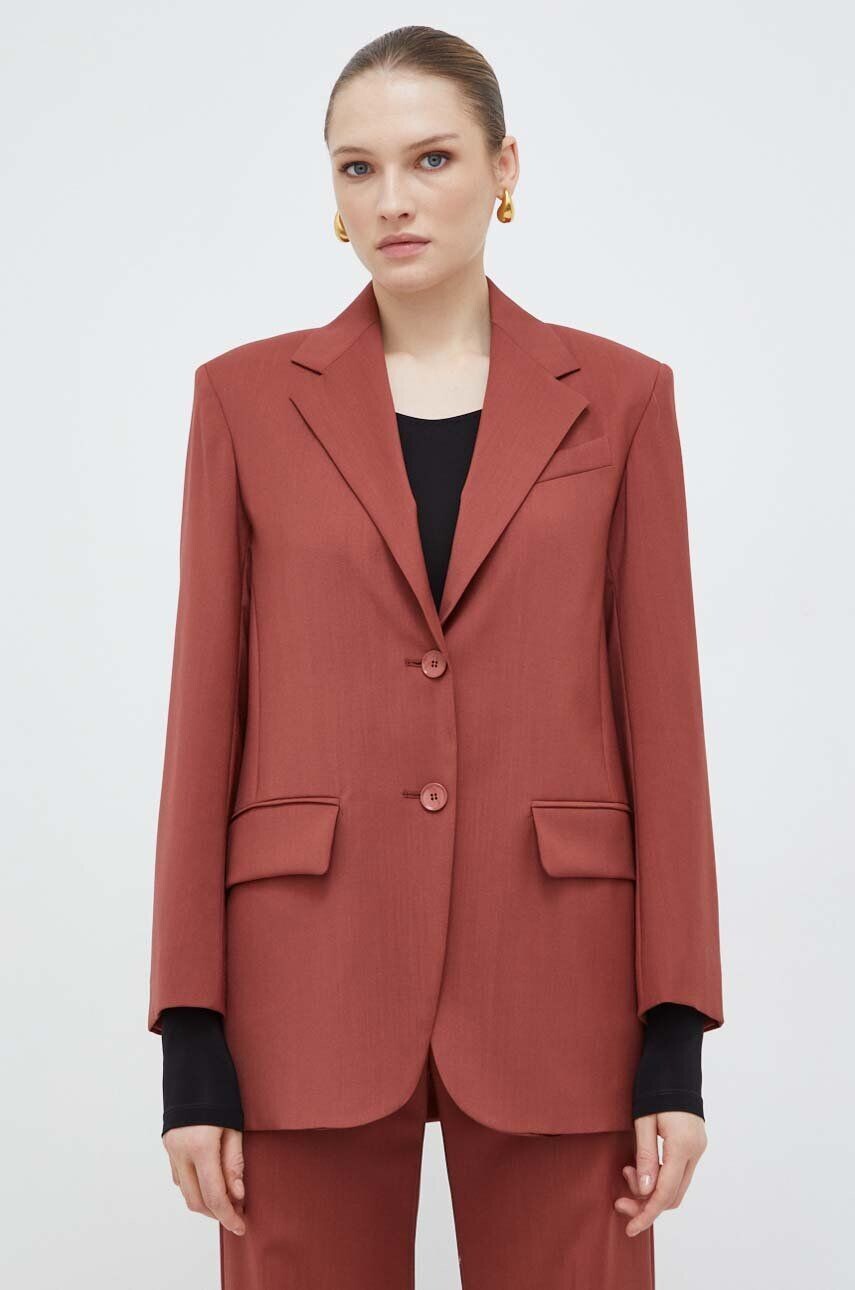 

Шерстяная блейзер Weekend Max Mara, красный