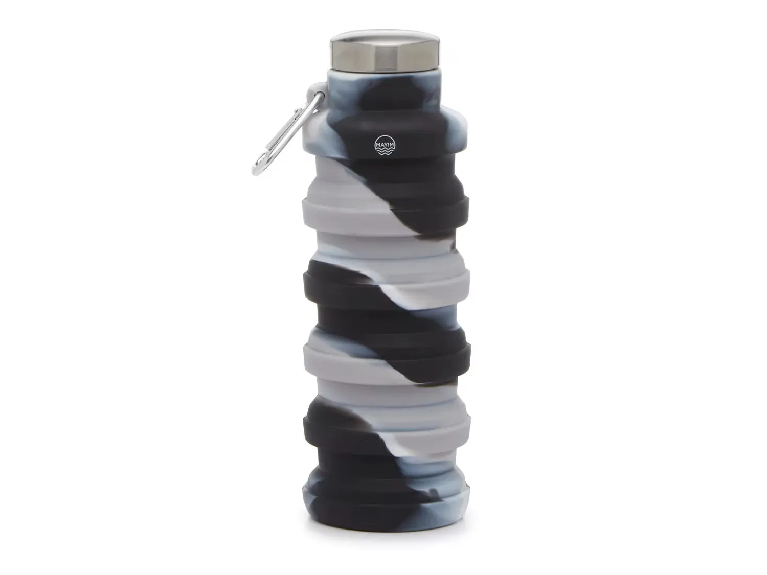 

Складная бутылка для воды 17 унций Mayim, Black/White Tie Dye Print