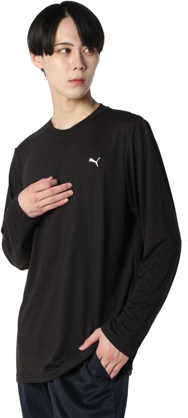 

Футболка Puma Sporty STANDARAD LS 525182, мужская, размер 24, осенне-зимняя расцветка, черный