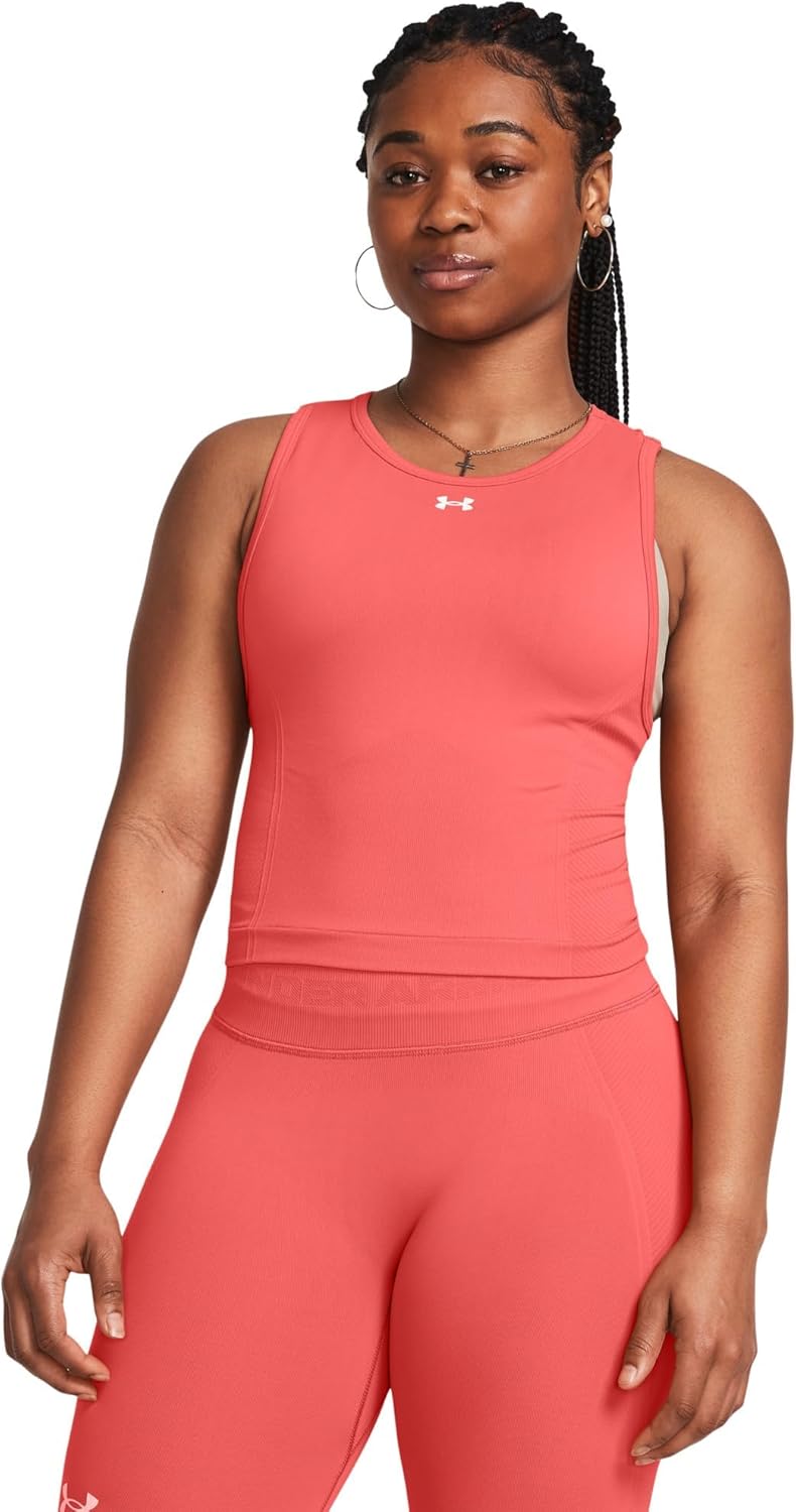 

Футболка Under Armour Unisex-Adult Women's Ua Train Seamless, Coho/White, Белый, Футболка Under Armour Unisex-Adult Women's Ua Train Seamless, Coho/White