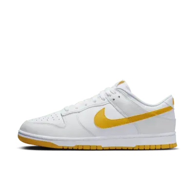

Кроссовки Nike Dunk Low Retro, цвет White/Summit White/University Gold