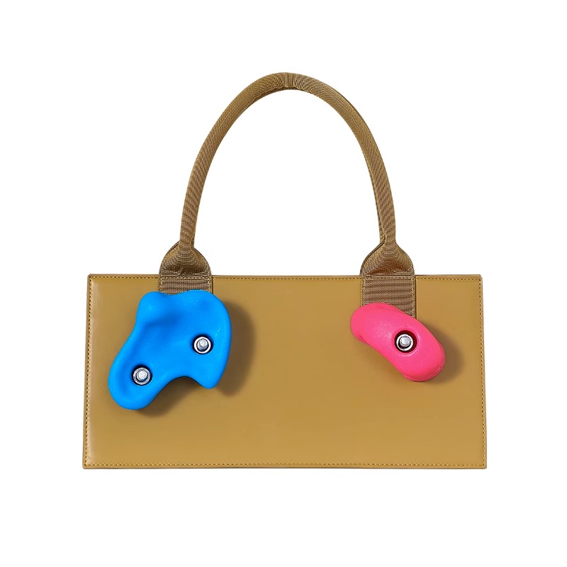 

Сумка PU женская желто-коричневая CONP